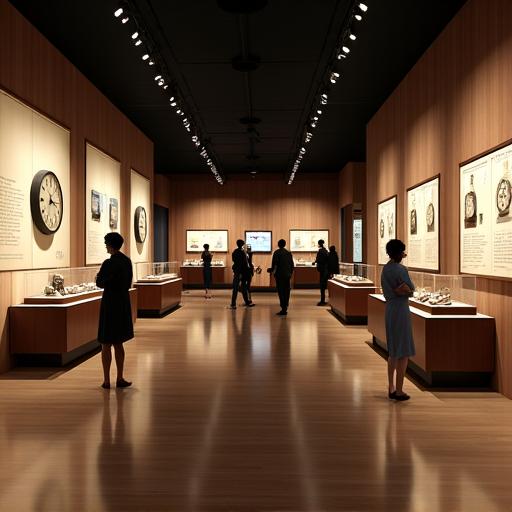 国立時間博物館のバーチャル展示のプレビュー